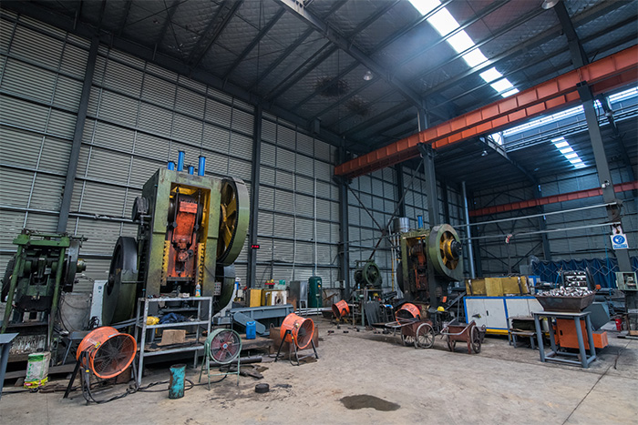 平度网架配件-锥头加工车间